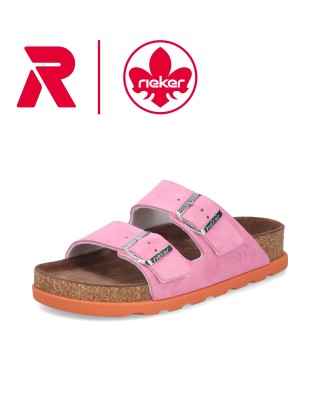 Rieker rózsaszín női papucs