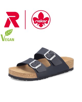 Rieker fekete női papucs