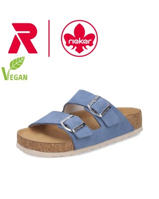 Rieker világoskék női papucs