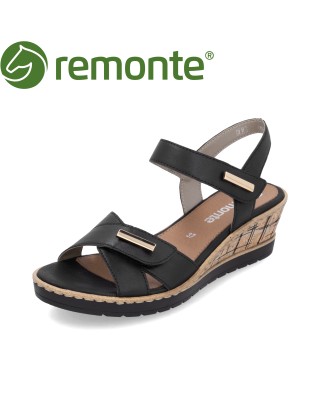 Remonte fekete telitalpú...