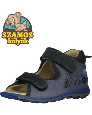 Szamos kölyök kék fiú szandál
