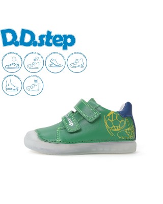 D.D. Step zöld fiú cipő