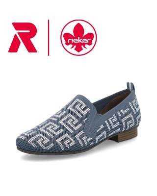 Rieker kék köves vászon cipő