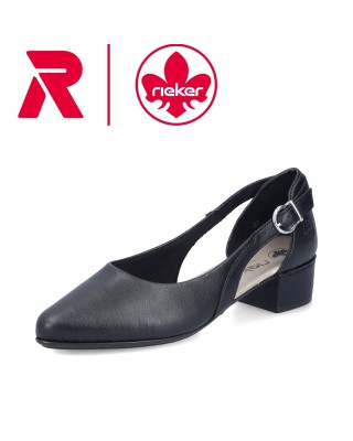 Rieker fekete nyitott...